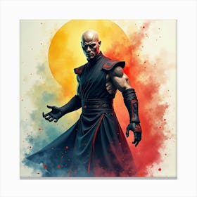 Mortal Kombat Ninja Fighter Concept Art (585) Canvas Print