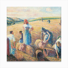 Women In A Field Canvas Print