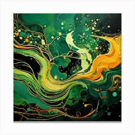 Abstract Painting art print Canvas Print