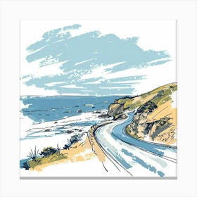 Road To California Canvas Print