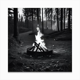 Campfire 4 Canvas Print