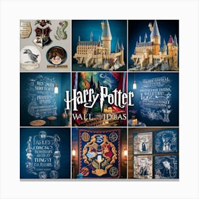 Harry Potter Wall Ideas, Harry Potter wall decor ideas, Harry Potter wall art stickers, Harry Potter wall art lego, Harry Potter wall art printables, Harry Potter wall tapestry, Harry Potter art drawings, Canvas Print