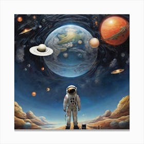 Space Traveler Canvas Print