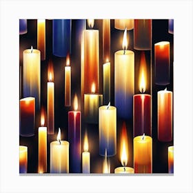 Many Candles 4 Canvas Print