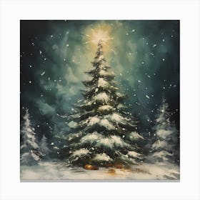 Everlasting Yule Elegance Canvas Print