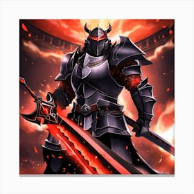 Warrior Zed 2 Canvas Print