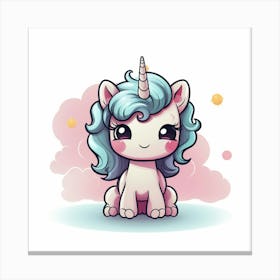 Cute Unicorn 294 Canvas Print