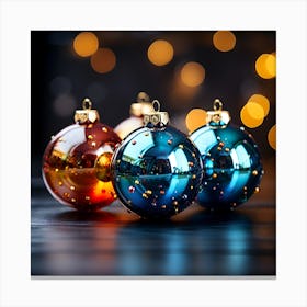 Christmas Ornaments 28 Canvas Print