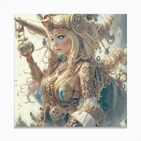 Steampunk Mermaid Canvas Print