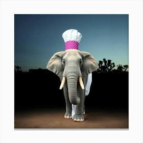 Asm Elephant Wearing Like A Doctor F472e71c Ab7a 4c90 A7cd Cd1e0d8d20ed Canvas Print