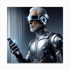 Futuristic Man 14 Canvas Print