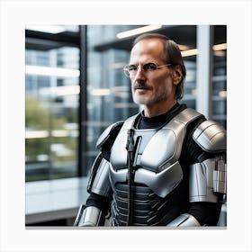 Steve Jobs In Space Suit 2 Canvas Print