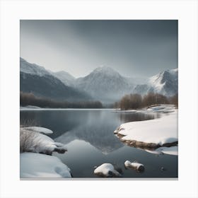 Winter Landscape 1 Canvas Print