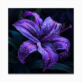 Jeweled Bloom (4) Canvas Print