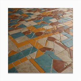 Tiled Floor 6 Canvas Print