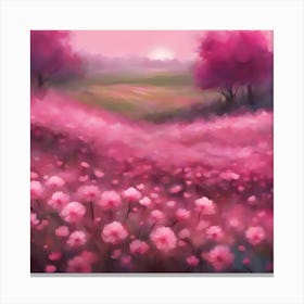 Pink Blossoms Canvas Print