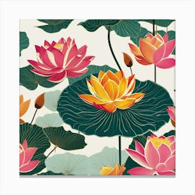 Lotus Flower 103 Canvas Print