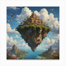 Island In The Sky 8 Canvas Print