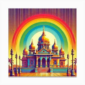 Golden Temple 3 Canvas Print