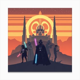 Star Wars 45 Canvas Print