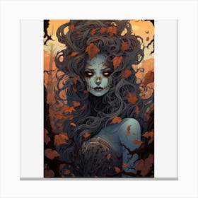 Burning Gaze Canvas Print