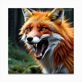 Red Fox 8 Canvas Print