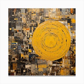 Yellow Sun Canvas Print