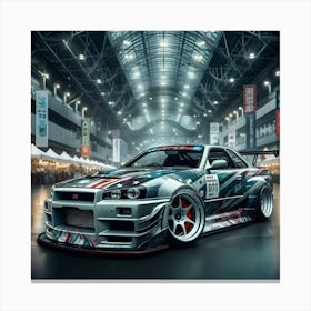 Nissan Gtr Canvas Print