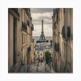 Paris Eiffel Tower 3 Canvas Print