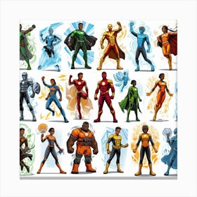 superhero Canvas Print