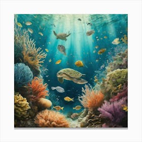 Coral Reef Canvas Print