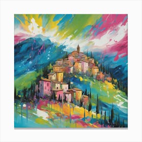 Tuscan Village 1 Canvas Print