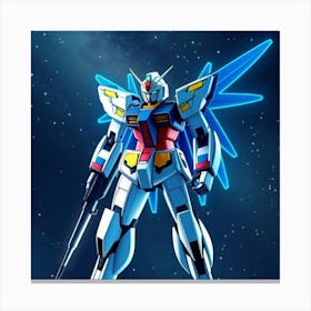 Gundam 01 Canvas Print