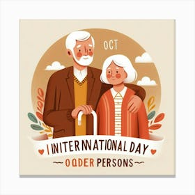 International Day Of Older Persons 1 Canvas Print