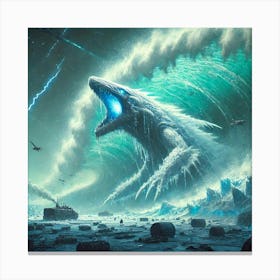 Glacius Tidal Wave Canvas Print