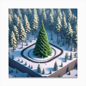 Christmas Tree 11 Canvas Print