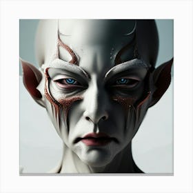 Elven Face Canvas Print