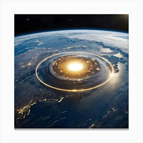 Earth Quake Canvas Print