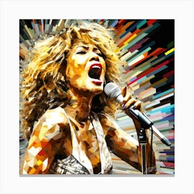 Tina Turner In Concert - Tina Turner Tribute Canvas Print