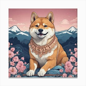 Shiba Inu 39 Canvas Print