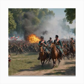 Hungarian Revolution 1848 Canvas Print