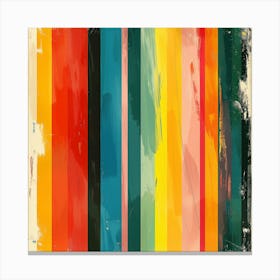 Spring Stripes Canvas Print