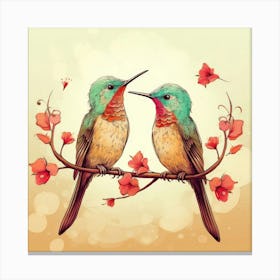 Hummingbirds 2 Lienzo