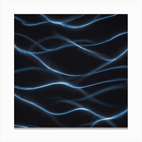 Abstract Light Wave Pattern Canvas Print