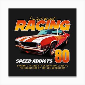 Speed Addicts - car, bumper, funny, meme Canvas Print