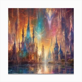 Fantasy City 1 Canvas Print