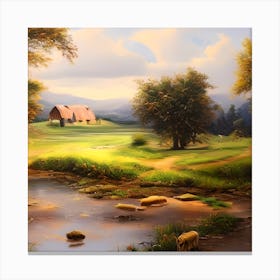 Majestic Countryside Canvas Print