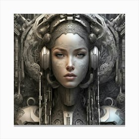 Futuristic Woman Canvas Print