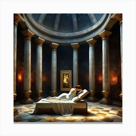 Fantasy Bedroom Canvas Print