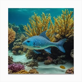 Tiny Coral Fish Canvas Print